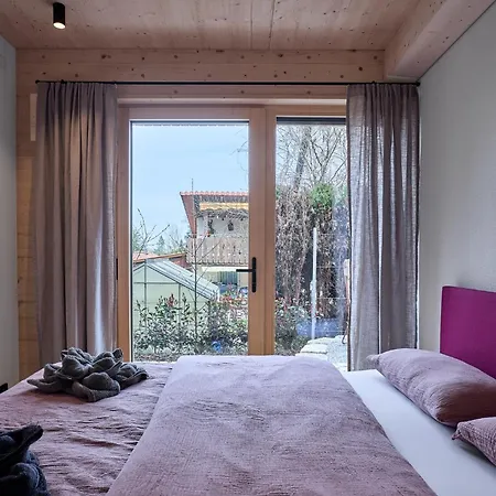 شقة Seeglueck Rosenhof - Naturnah Wohnen Im Holz100-vollholzhaus Mit Whirlpool Und Garten